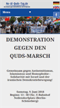 Mobile Screenshot of no-al-quds-tag.de